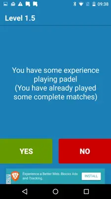 Padel Test android App screenshot 7